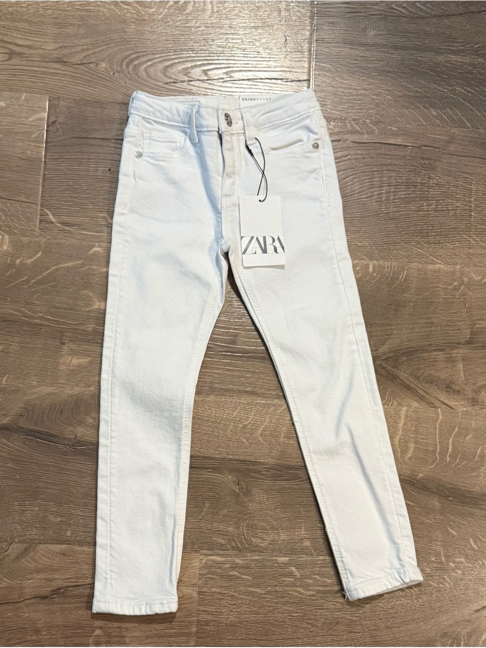 ZARA Kids White Skinny Jeans